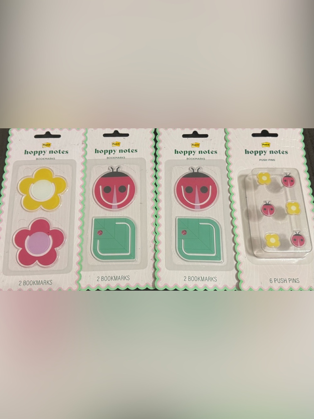 Hoppy Notes Bookmarks and Push Pins